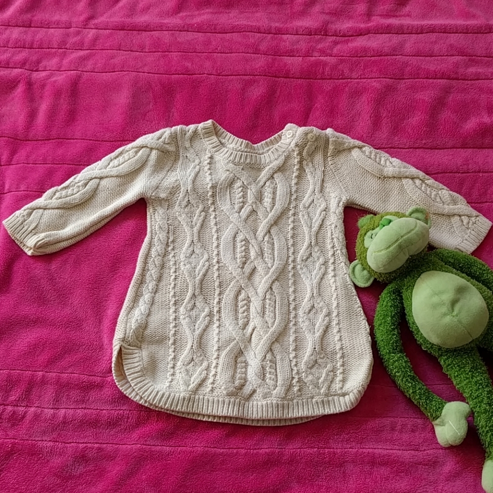 3-6M BabyGap Boy Girl Knit Pullover Sweater Cotton